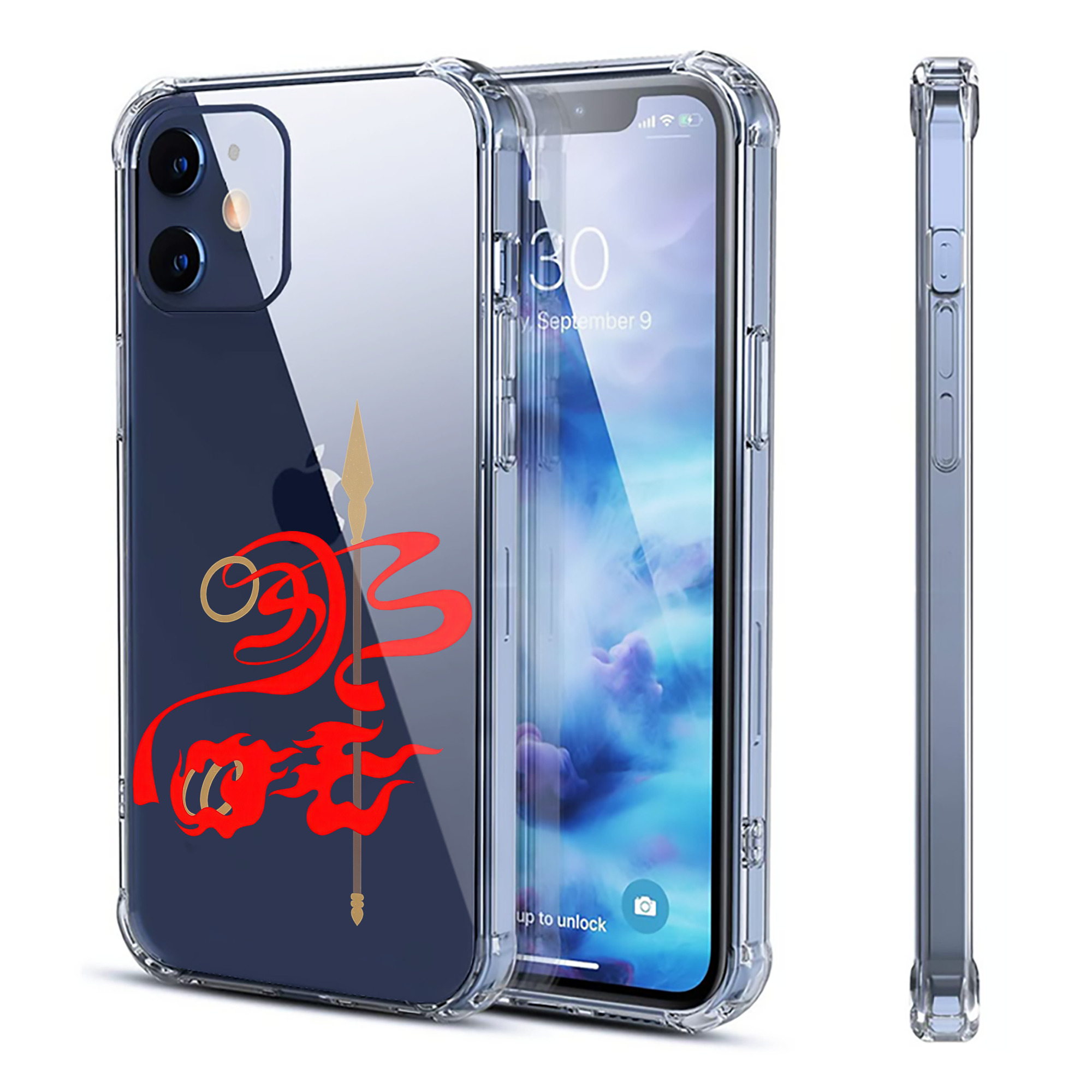 （画像用） Ne Zha 2 ナタ 魔童の大暴れ 【iPhone 12シリーズ対応】透明スマホケース（クリアソフトケース）